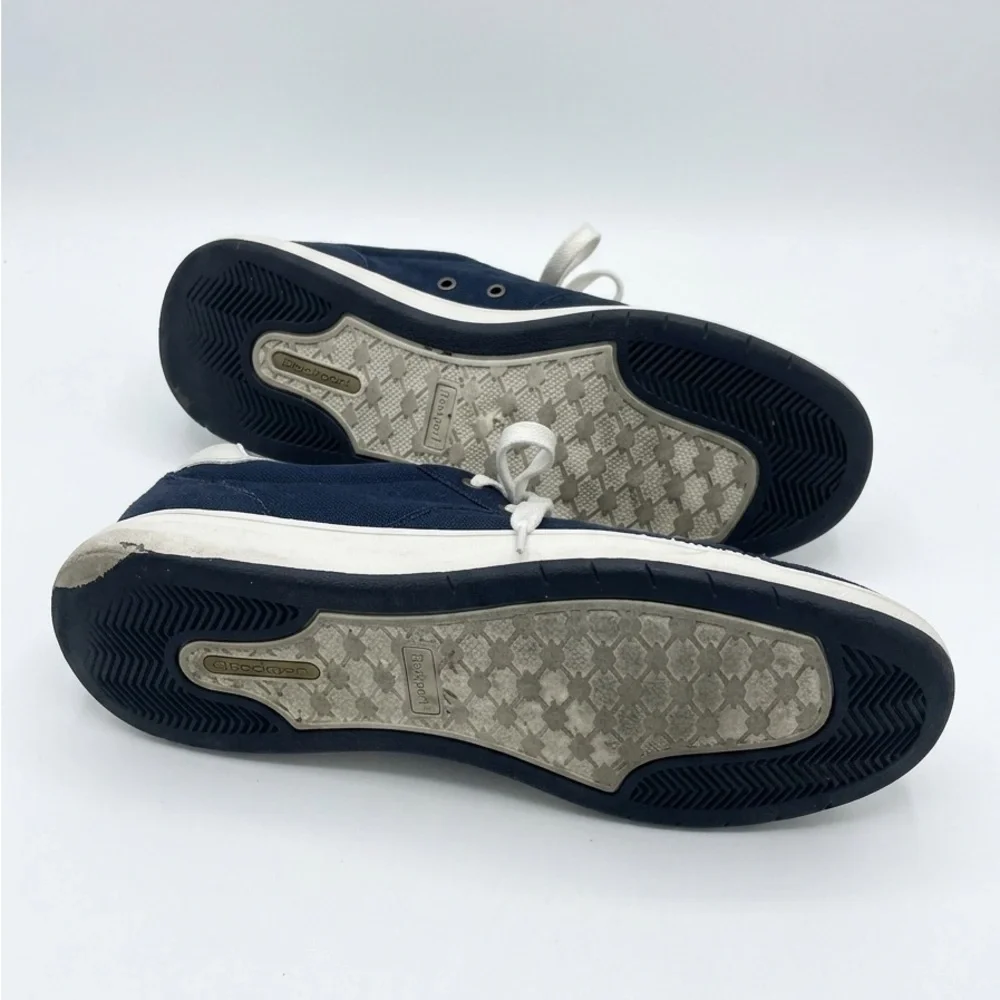 Florsheim Men's Navy and White Casual Lace-Up Sneakers